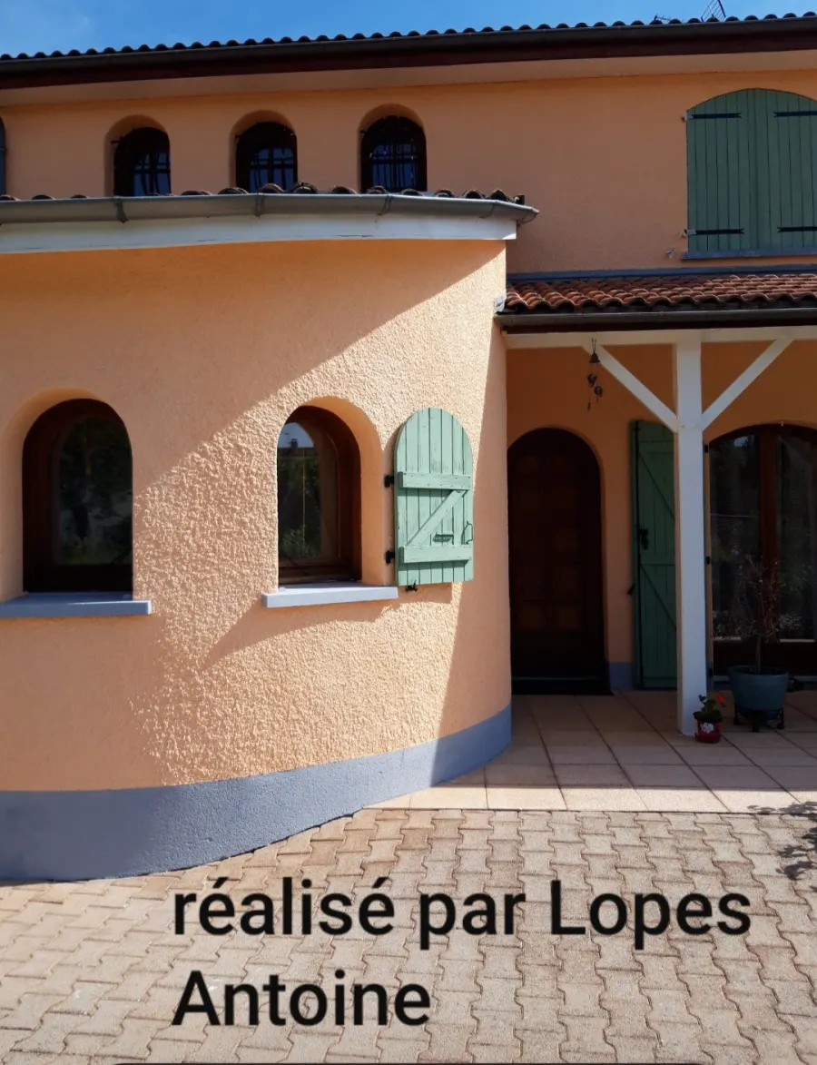 Réalisation peinture extérieure de maison à Cournon-d'Auvergne